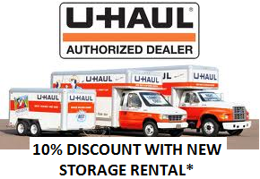 10% Truck Rental Discount Wtih New Storage Rental